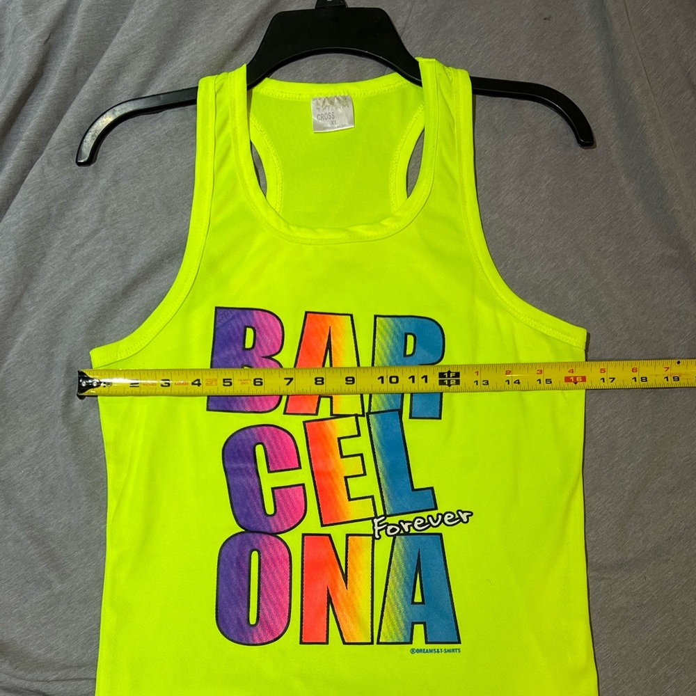 Barcelona Forever - Unique Neon Tank top - Women’s S/M •‎ Men’s XS • Kids XL - Picture 3 of 7